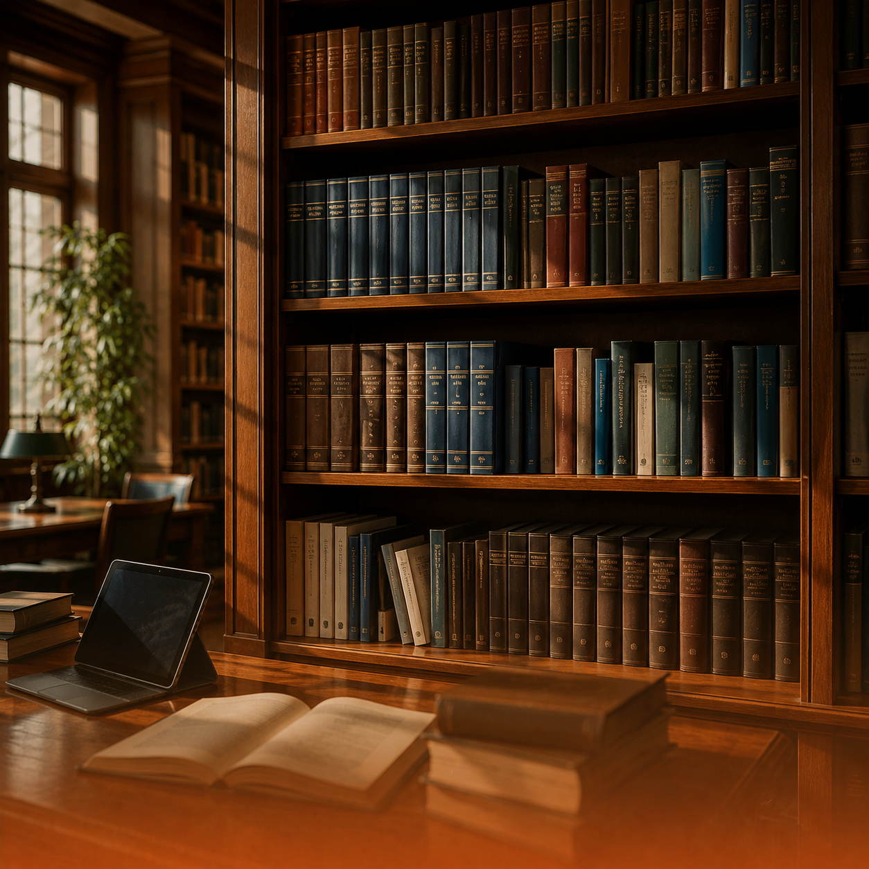 مكتبة مقروءة وإلكترونية تزخر بالمراجع التخصصية والعامة.